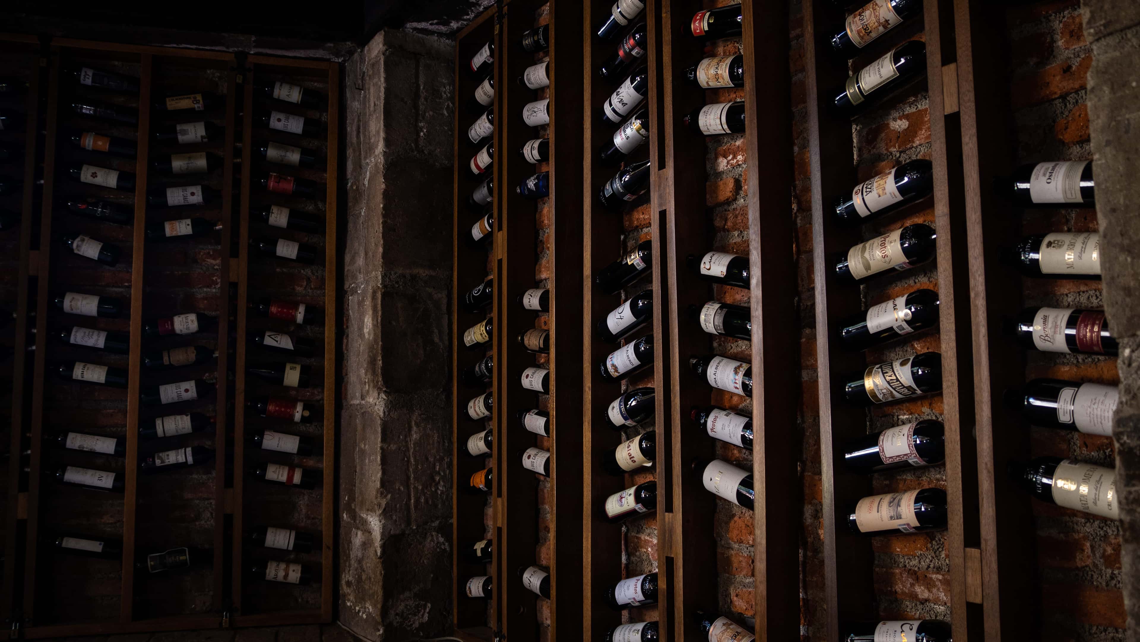 Wine cellar at Hacienda San Miguel